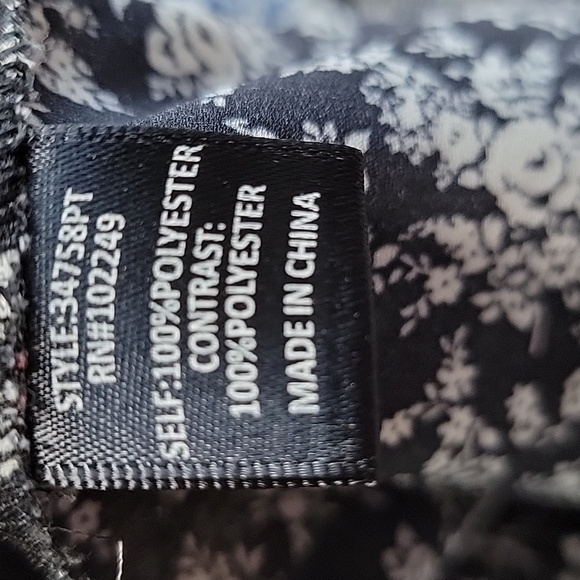 Skies are Blue Size XSP Black Blue Sleeveless Blouse, Exc. Used Condition - Picture 11 of 11